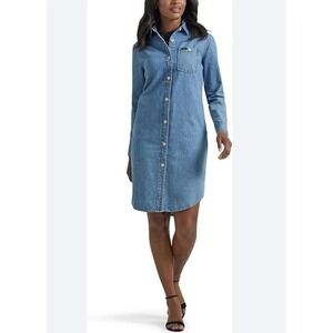 Lee Women's Legendary All Purpose Dress, Size: Small, Blue